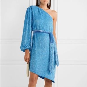 NWT Retrofete One Shoulder Sequined Dress